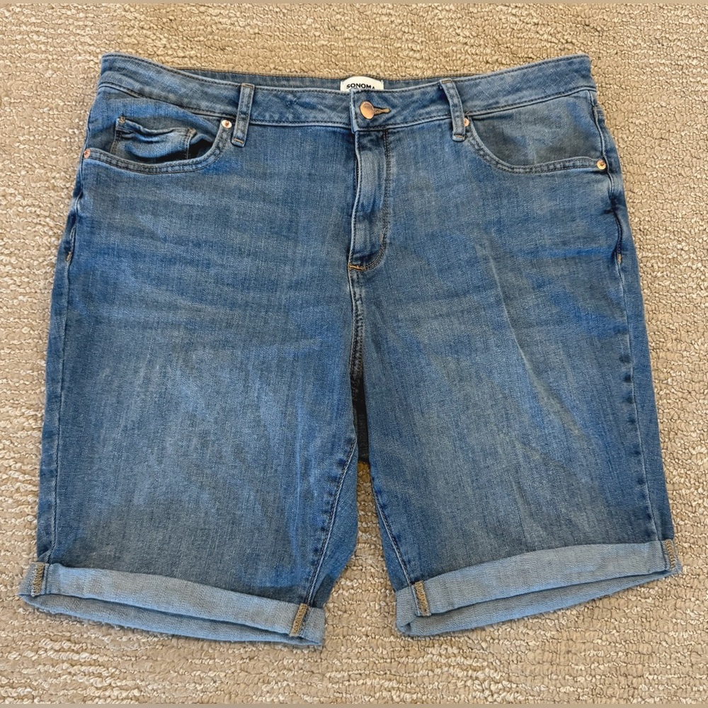 Sonoma Mid Rise Bermuda Shorts